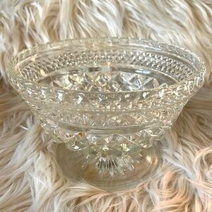 Vintage Anchor Hocking Wexford Pedestal Bowl